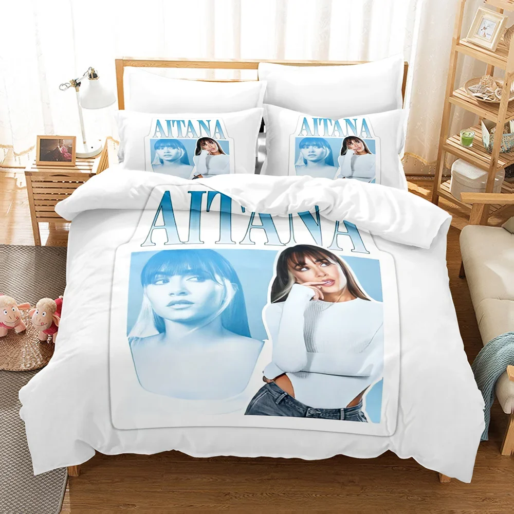 Испанский комплект постельного белья для певицы A-Aitana, пододеяльник для певицы, 3 шт., двойное двойное полное постельное белье Queen King для взрослых и детей, одеяло (art.: 3920ced4c4dcd) - 3920ced4c4dcd