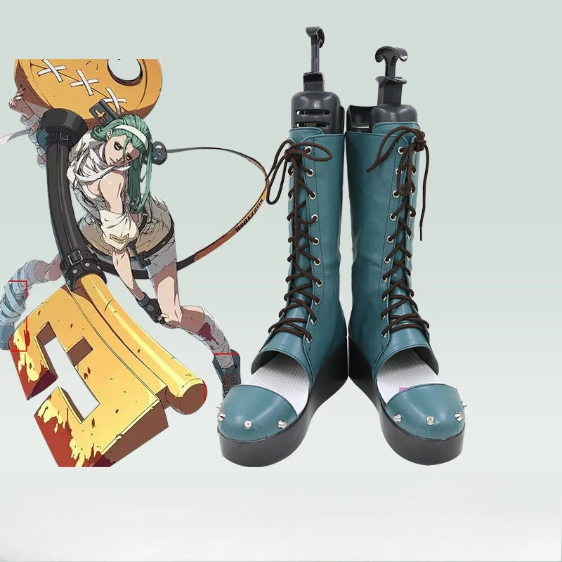 Обувь для косплея в стиле аниме Guilty Gear Strive ботинки Хэллоуина Aksesori Dibuat Sesuai Pesanan