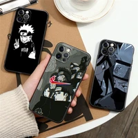 japanese naruto kakashi itachi anime phone case for iphone 7 8 plus se 2020 11 12 13 pro xs max mini xr case soft silicone cover