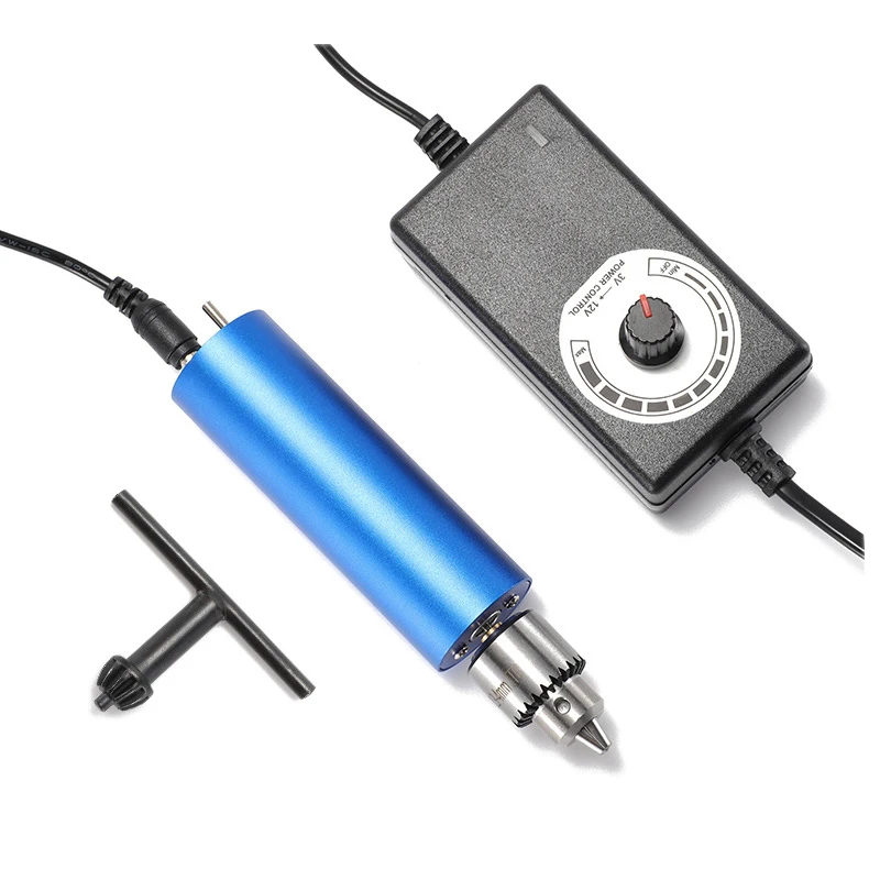 

New type stepless speed regulation handheld metal electric grinder Wenwan multifunctional small electric drill polishing machine