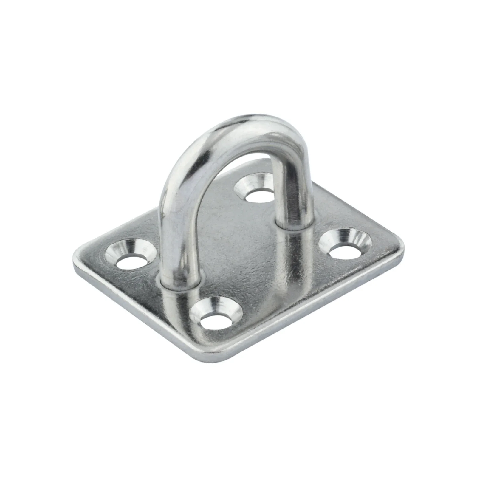

1 шт., квадратная накладка из нержавеющей стали 316, крючок для глазной пластины, 5 мм/6 мм/8 мм, вешалка для тяжелых условий эксплуатации, потолок, стены, катания на лодках, яхты, парусного спорта, морской пехоты