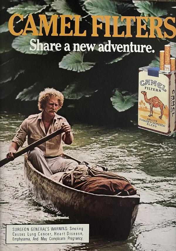 

Печать на холсте "Ретро верблюжий бренд, сигарета, реклама"