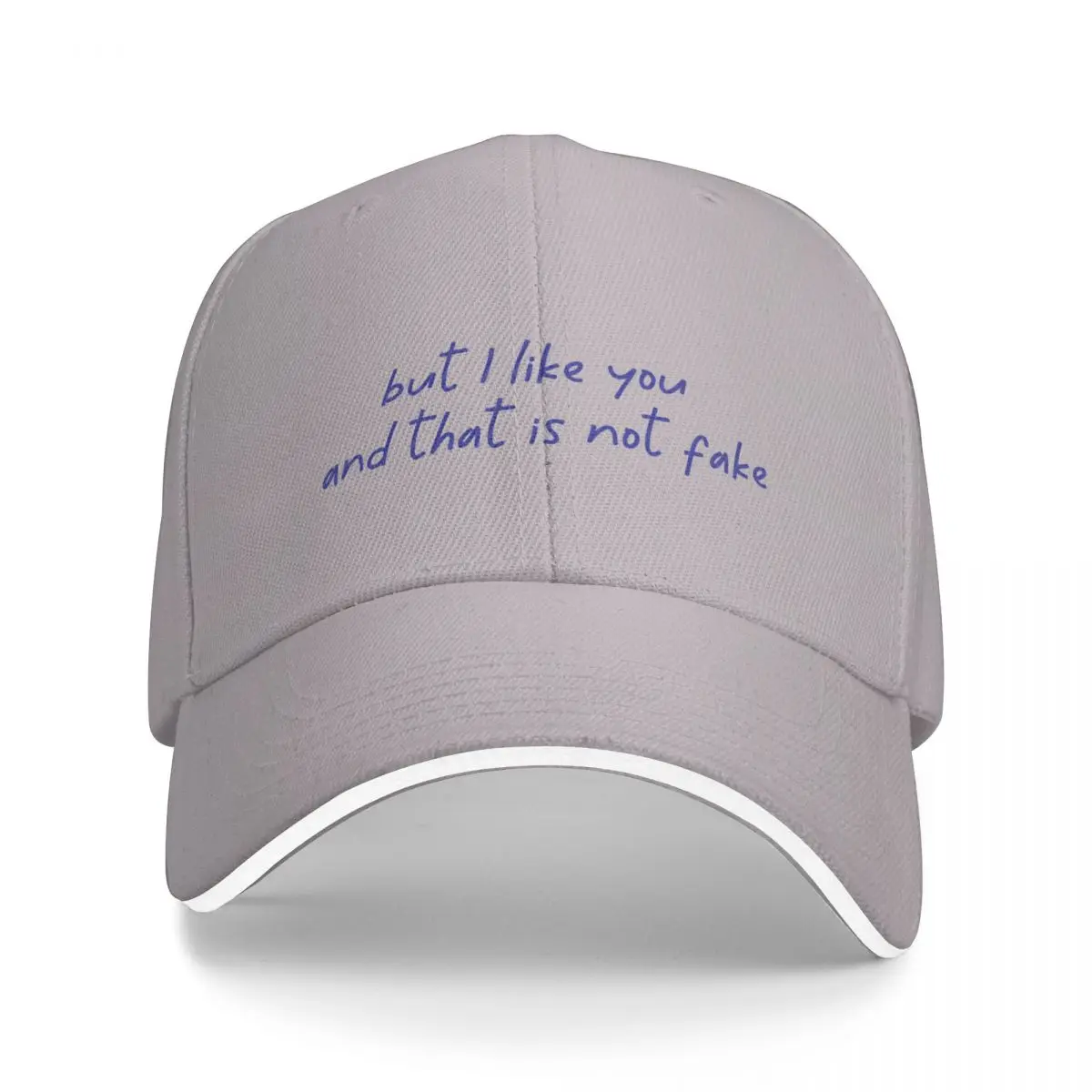 

New Young Royals Wilhelm quote "but i like you and that is not fake" Cap Baseball Cap Cap male Luxury cap mens cap