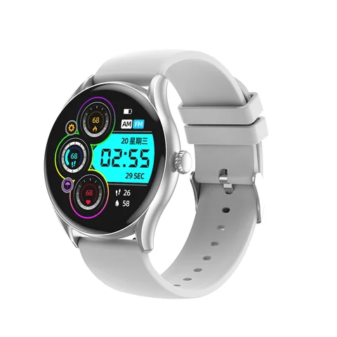 Мужские Смарт-часы AW19, 1,28 дюйма, HD, круглый цветной экран, Bluetooth, несколько спортивных режимов