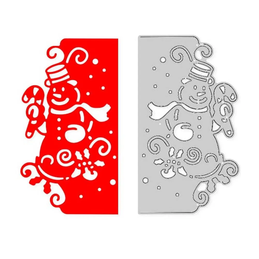 

Snowman Metal Cutting Dies Template Molds for DIY Scrapbooking Christmas Greeting Cards Making Album Envelope Decoration