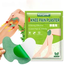 쑥 무릎 석고 관절염 근육 관절 통증 스티커, 통증 완화 패치, 중국 허브 의료 석고, 1 봉지 당 12 개