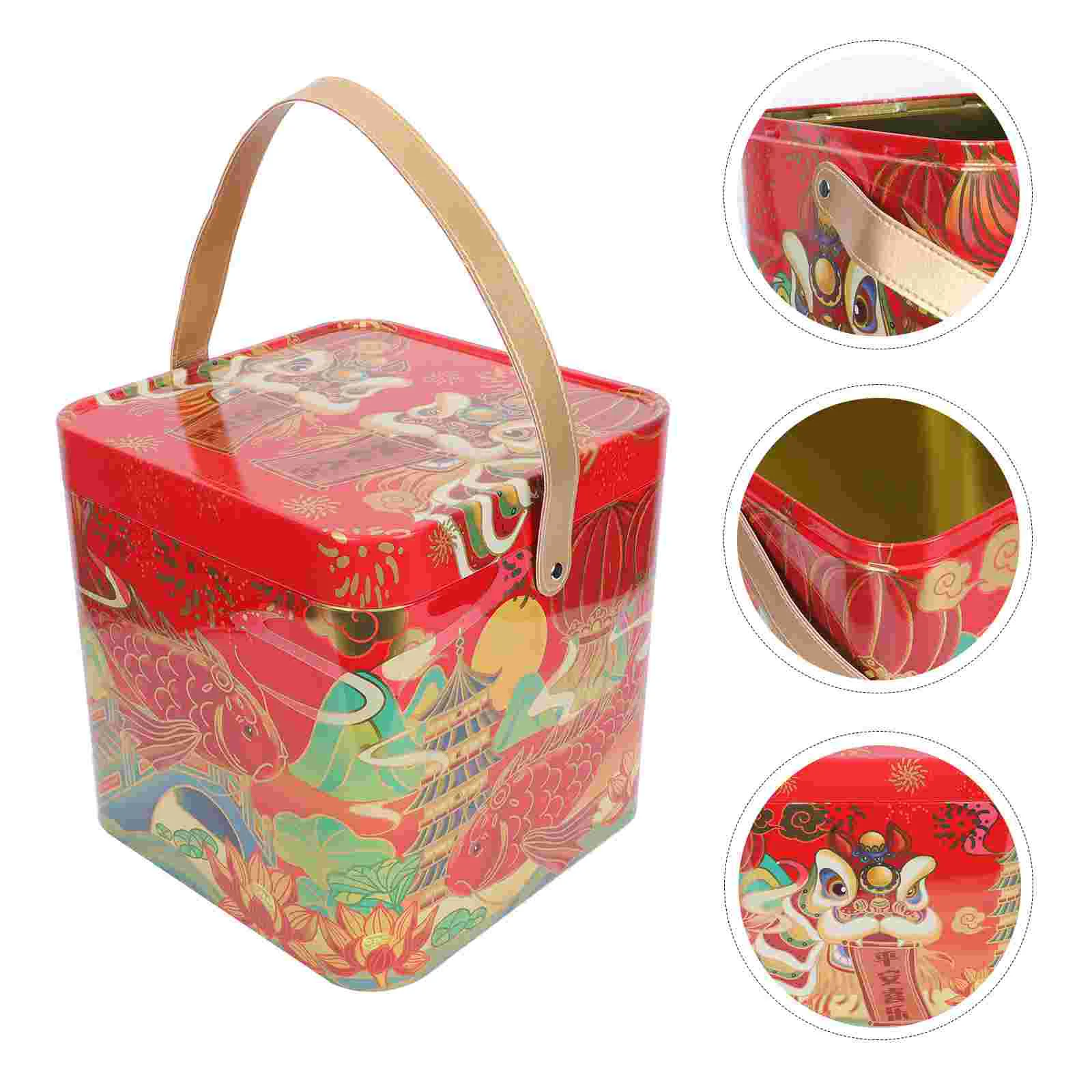 

New Year Gift Box Chinese Style Candy Wrapping Box Festival Gift Packing Box