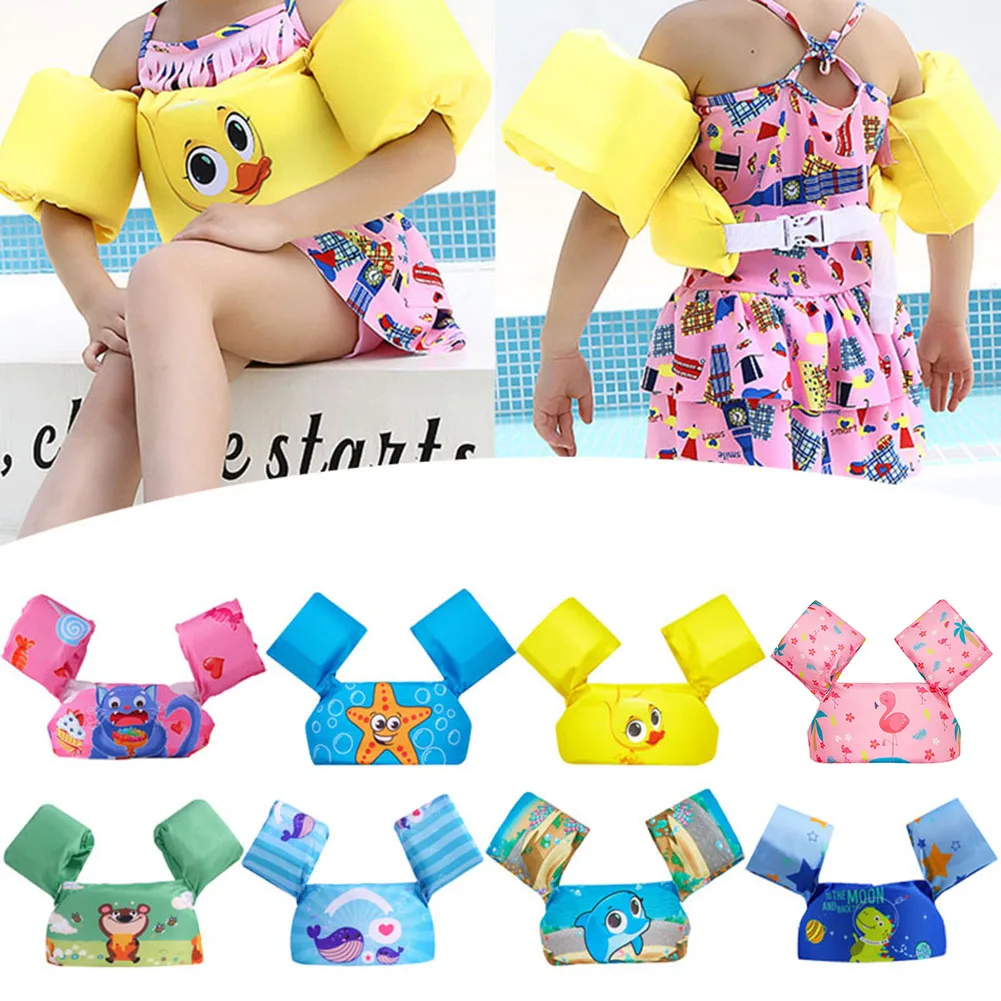 

Kids Swimming Floats Ring Arm Sleeve Swim Floating Armbands Child Floatable Pool Safety Gear Foam Swimming Training Life Vest