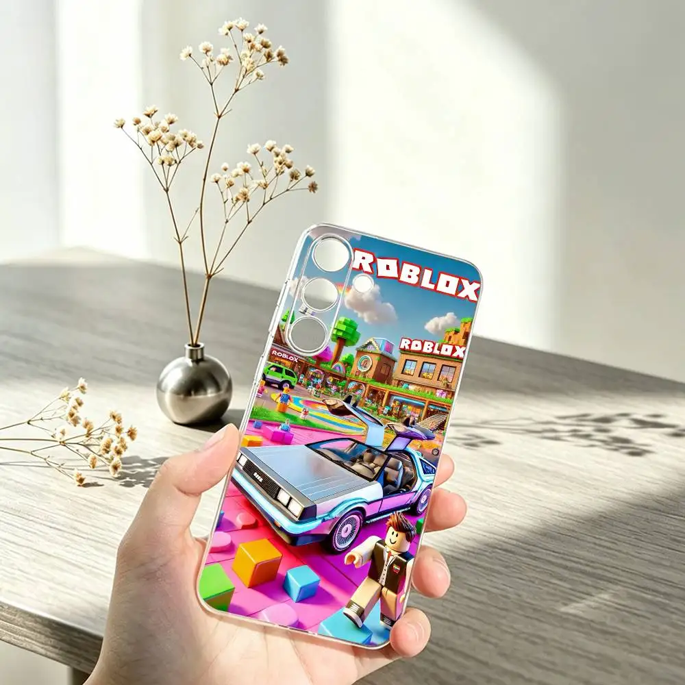 Фото Чехол для телефона Game R-Robloxs Hot для Samsung A10,12,20,21S,30,31,40,50,51,52,70,71, прозрачный чехол №2