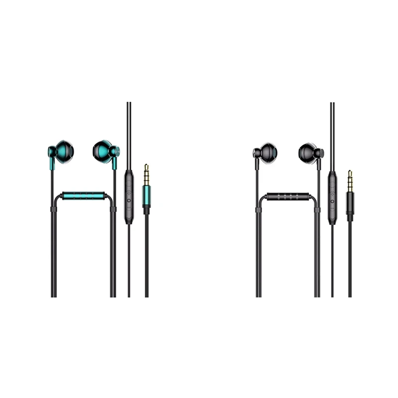 

Популярные проводные наушники с двойным микрофоном для караоке, игр, музыки, спорта, гарнитура с сабвуфером, поддержка 3,5 мм