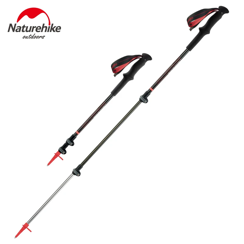 

Naturehike Ski Trekking Pole Ultralight Carbon Fiber Walking Stick Portable Adjustable Outdoor Climbing Camping Hiking Stick