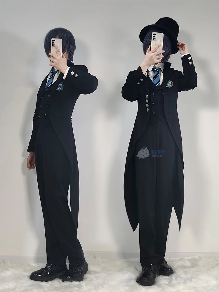 Женский костюм для ролевых игр черный Батлер