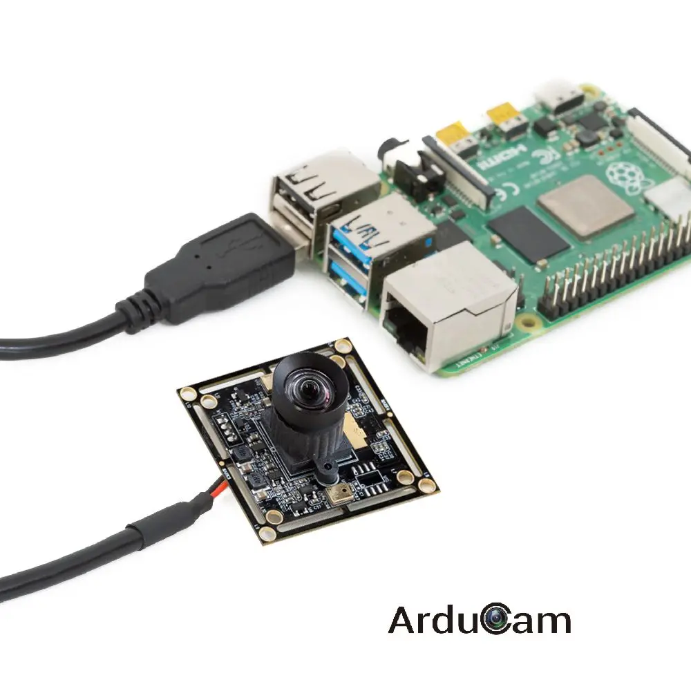 Arducam, 2 МП, IMX323, USB-модуль камеры с низким уровнем искажения, с микрофоном