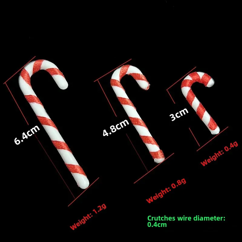 Трансграничные прямые продажи пластиковая маленькая трость красная белая