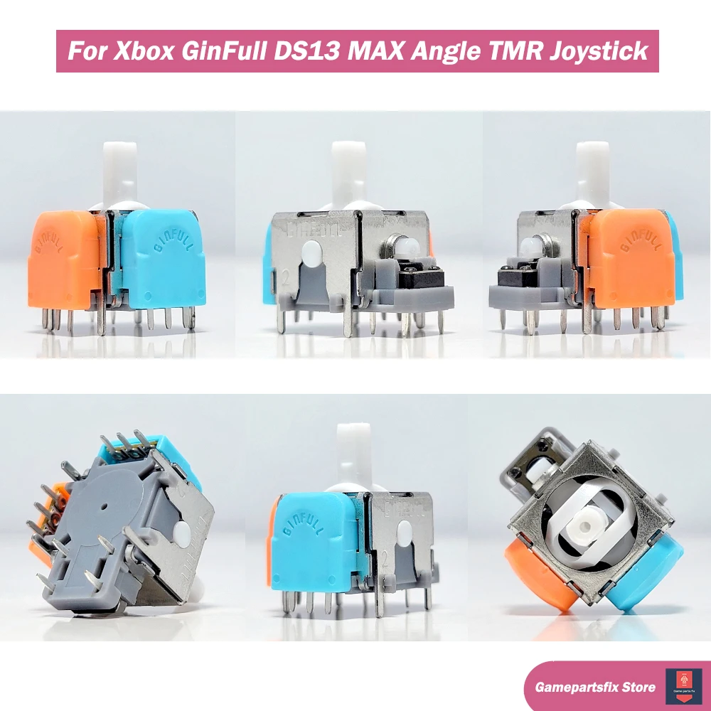 Фото Джойстик GinFull DS13 MAX Angle TMR с электромагнитным управлением для PS4/PS5/Xbox 2-го поколения, улучшенный 3D-джойстик с магнитным сопротивлением №5