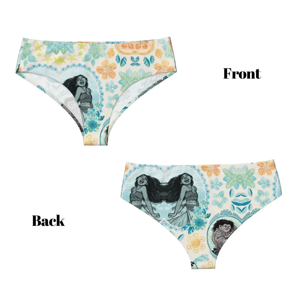 Изготовленные на заказ Симпатичные трусики из мультфильма Моана нижнее белье