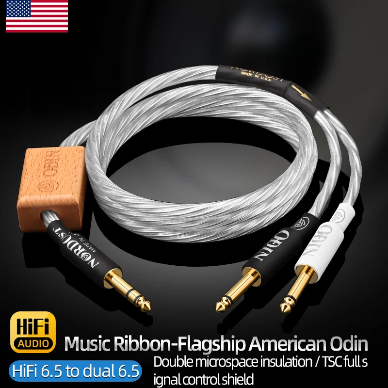 

Аудиокабель Odin Hifi с разъемом 6,5 мм на два 6,5 мм, чисто серебристый, с разъемом 6,5 мм на два разъема 6,5 мм, кабель для усилителя электроники, динамика