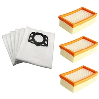 for karcher dust bags filters for wd4 wd5 wd6 premium mv4 mv5 mv6 2 863 005 0 2 863 006 0 vacuum cleaner spare parts