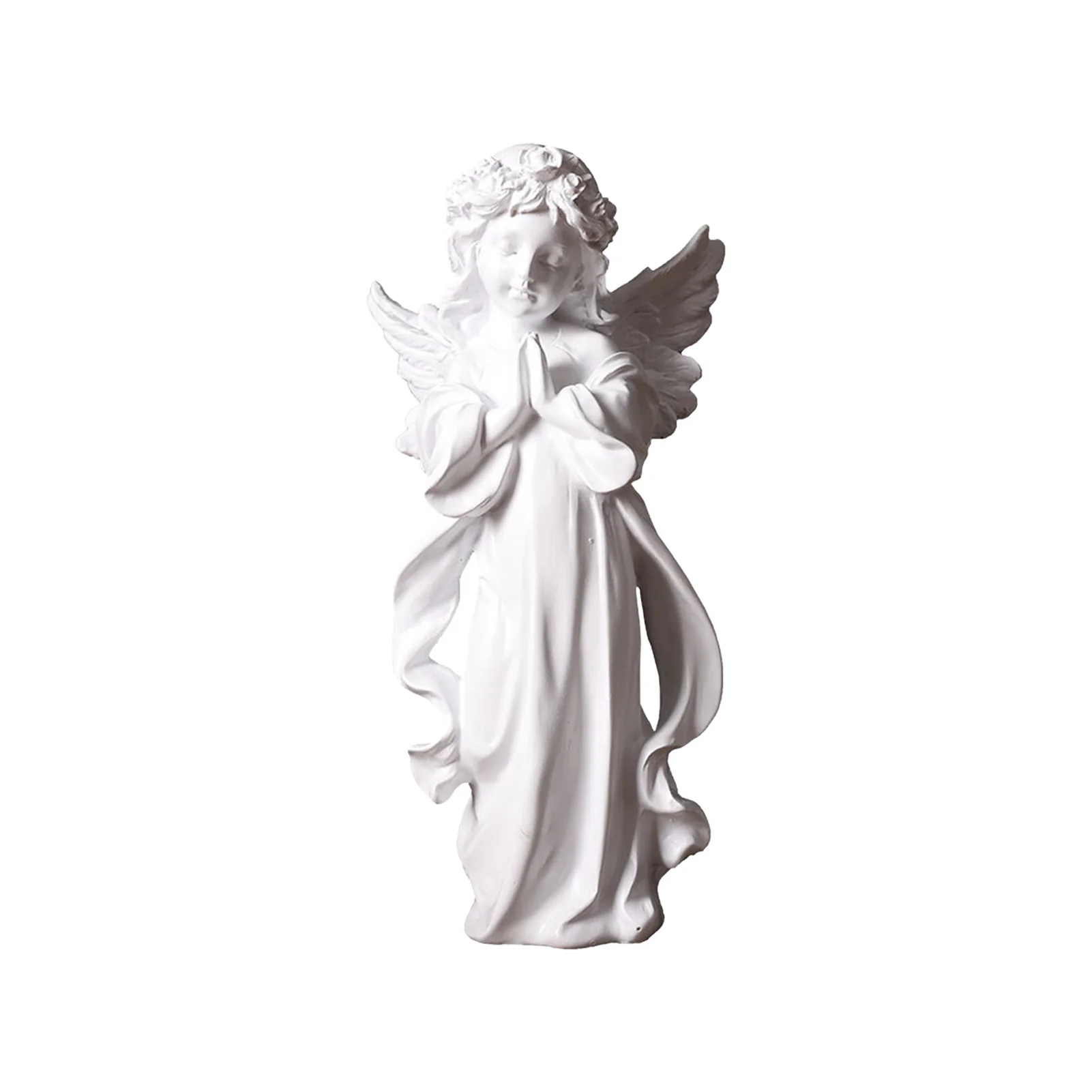 

Мемориальная Фигурка Ангела Из Смолы, Духовное Признание, Садовая Тема, Декор Для Рабочего Стола