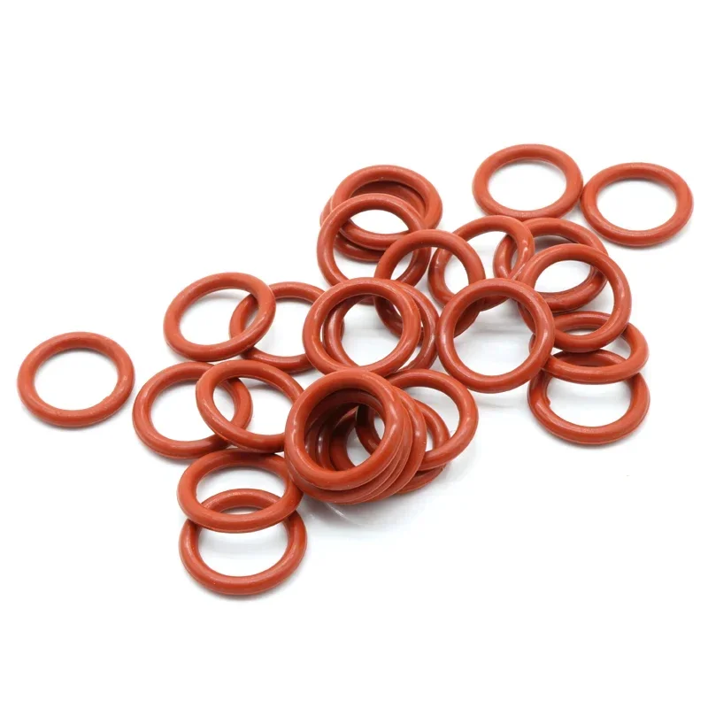 10 шт. VMQ уплотнительное кольцо толщина прокладки CS 2 мм наружный диаметр 5 ~ 90