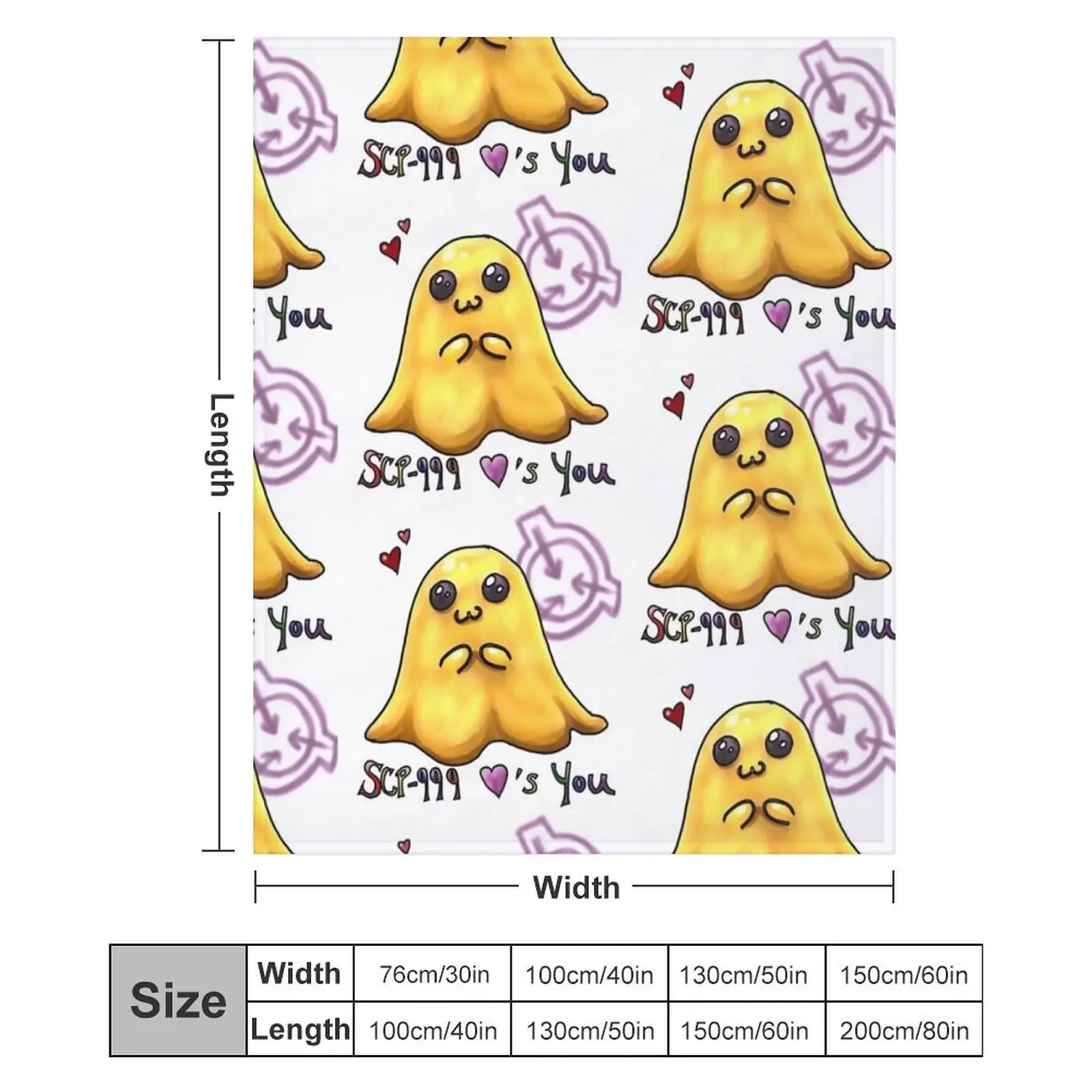 SCP 999 любит тебя одеяло детские милые одеяла