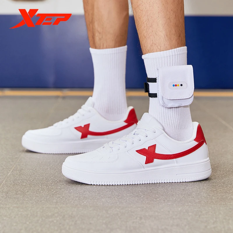 Xtep Women Men Skateboarding Shoes Stan New Casual White Couple Sneakers Male Female Popular Skateboarding Shoes 881219319851