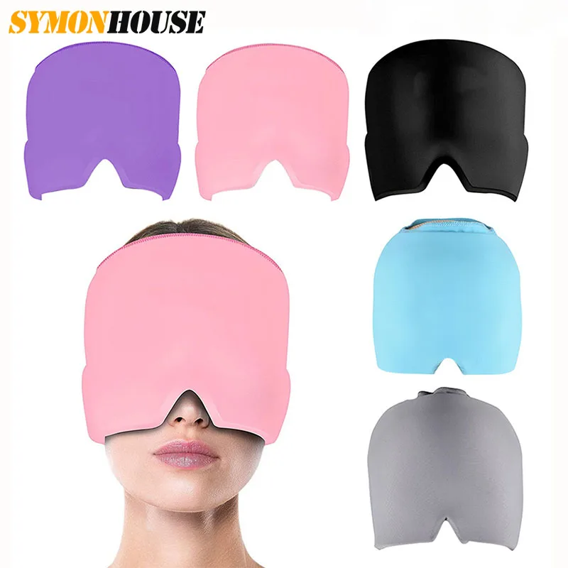 

Gel Hot Cold Therapy Headache Migraine Relief Cap Ice Cap For Relieve Pain Head Wrap Ice Pack Therapy Cold Pack Ice Hat Eye Mask