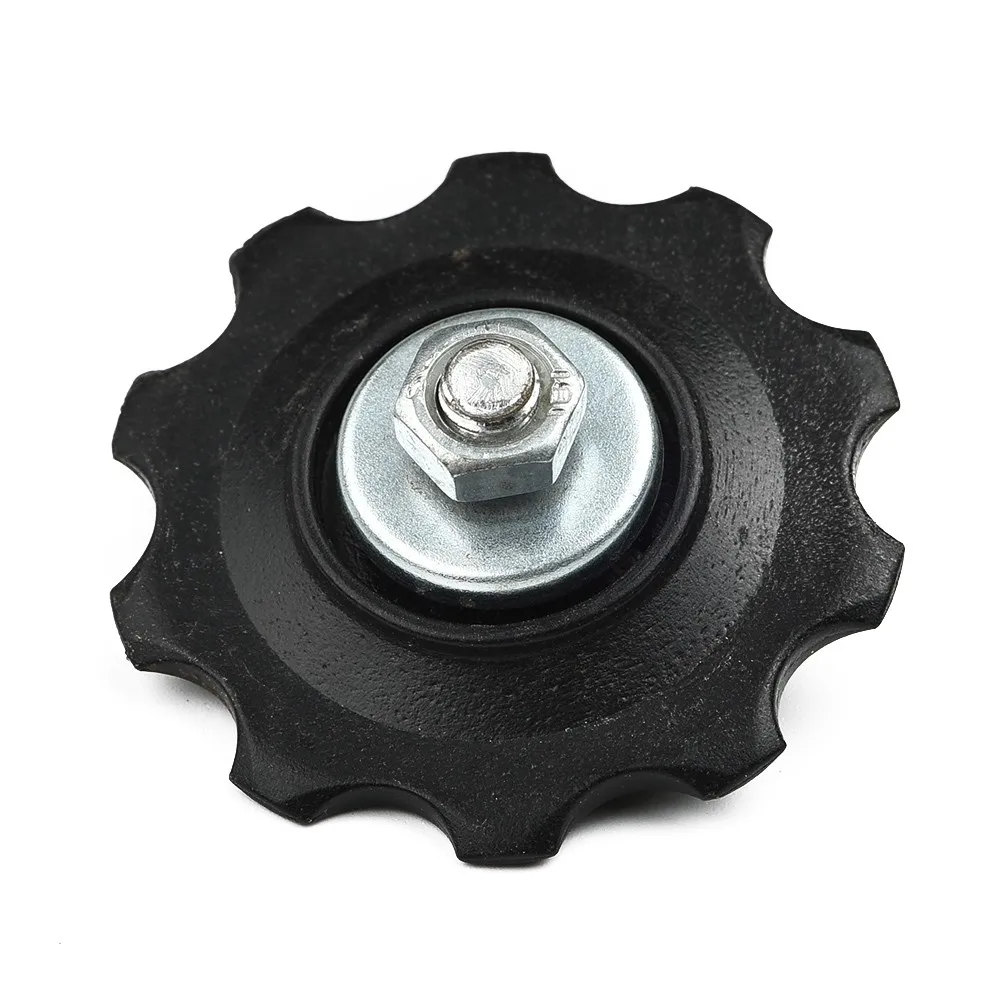 

2pcs 10T MTB Bicycle Rear Derailleur Jockey Derailleur Roller Chain Wheel Road Bike Guide Roller Idler Bearing Black Parts