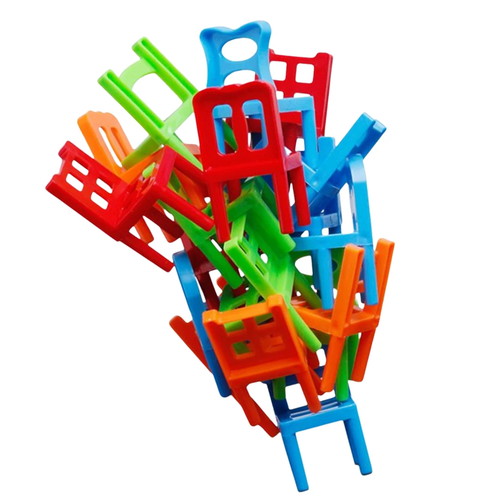 

Chair Balance Toy Educational Stacking Game Toys Set Playing Prop