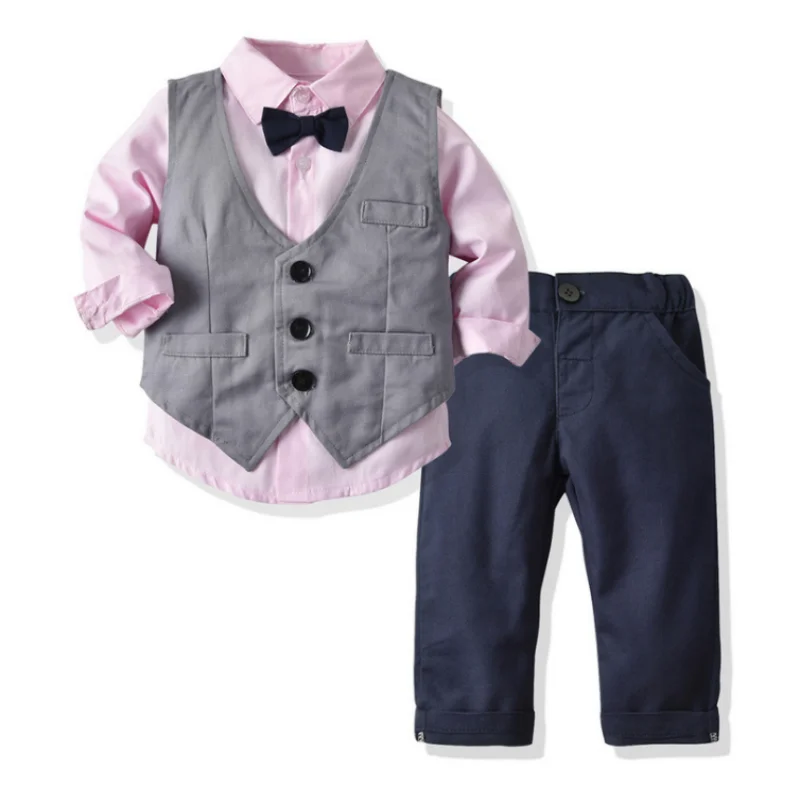 

Shirt Pants Bow Tie Gentleman Set