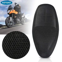 aqtqaq s 6xl motorcycle seat cover anti slip 3d mesh fabric cushion breathable waterproof motorbike scooter seat cover protector
