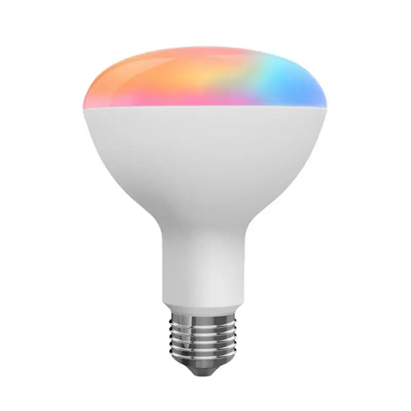 

Умная Светодиодная лампа с таймером, 10 Вт, голосовое управление, умная лампа Tuya Zigbee Rgbcw, работает с Alexa Echo Plus Google Home Smart Home