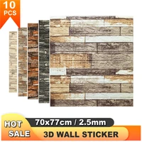 big promotion 7077cm wall stickers self adhesive wall paper 2 5mm thick imitation brick rock marble wall sticker for home decor