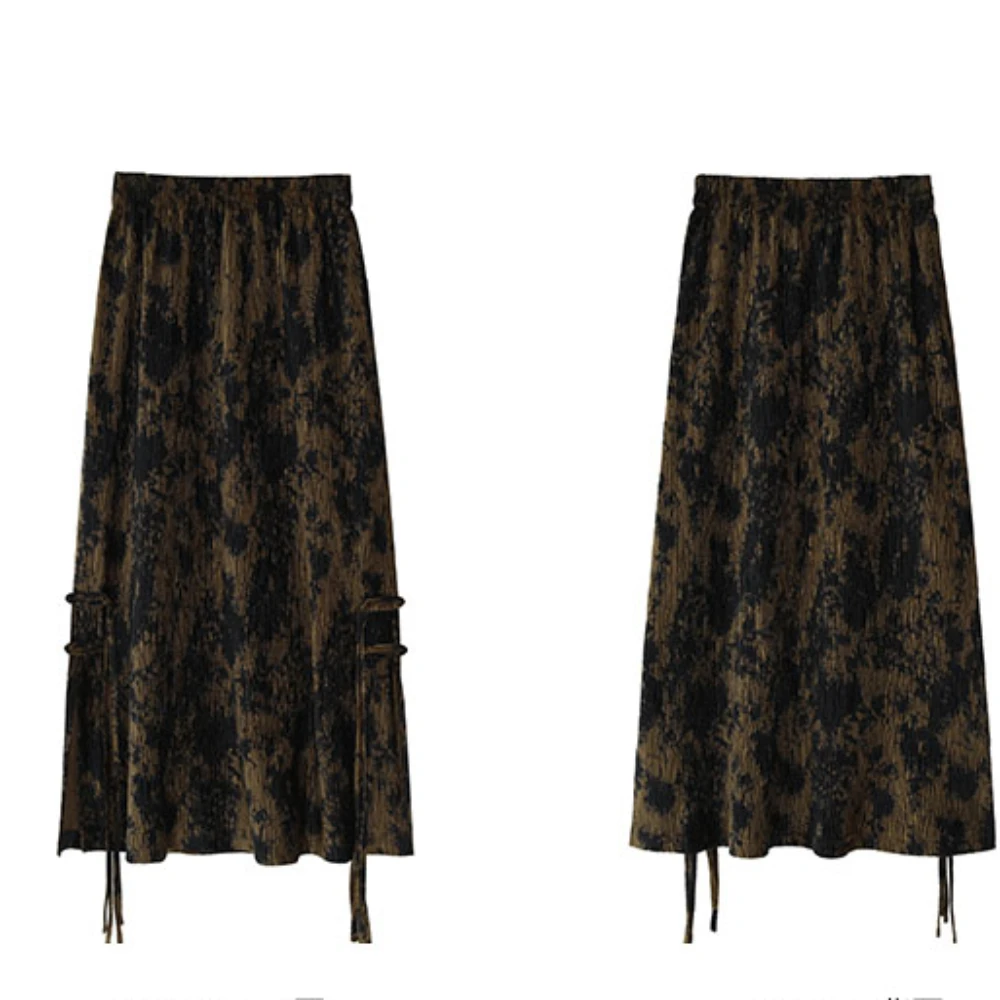 Женская трапециевидная юбка трапециевидной формы с боковым разрезом