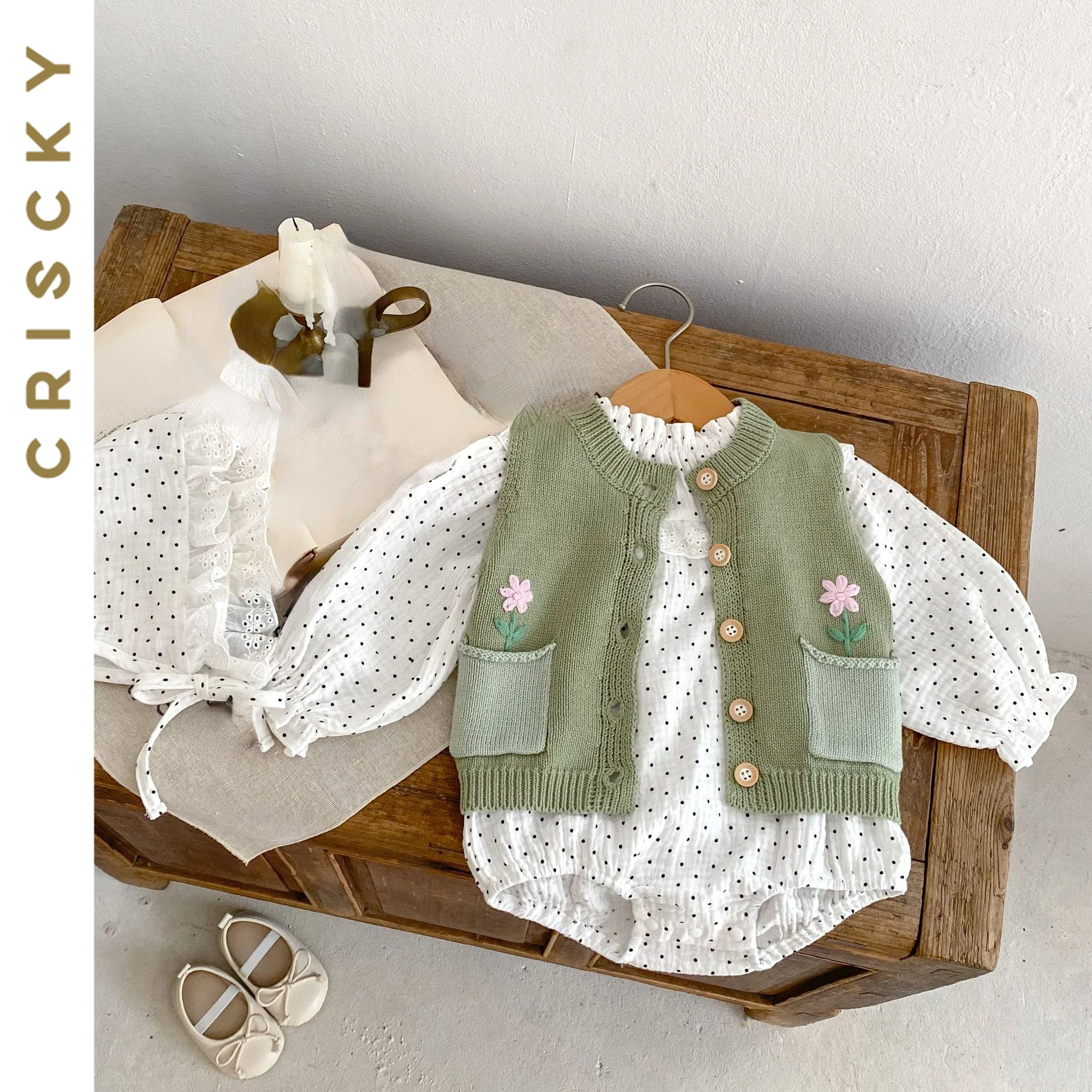 

Autumn Newborn Infant Girls Romper + Hat Long Sleeve Dot Rompers Toddler Kids Jumpsuits Baby Onepiece Fashion Clothes