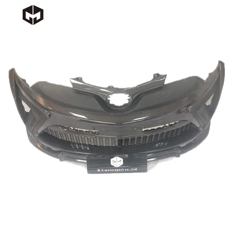 Карбоновые бамперы Portion боковые юбки комплект кузова в стиле Glanzen для TOYOTA CHR