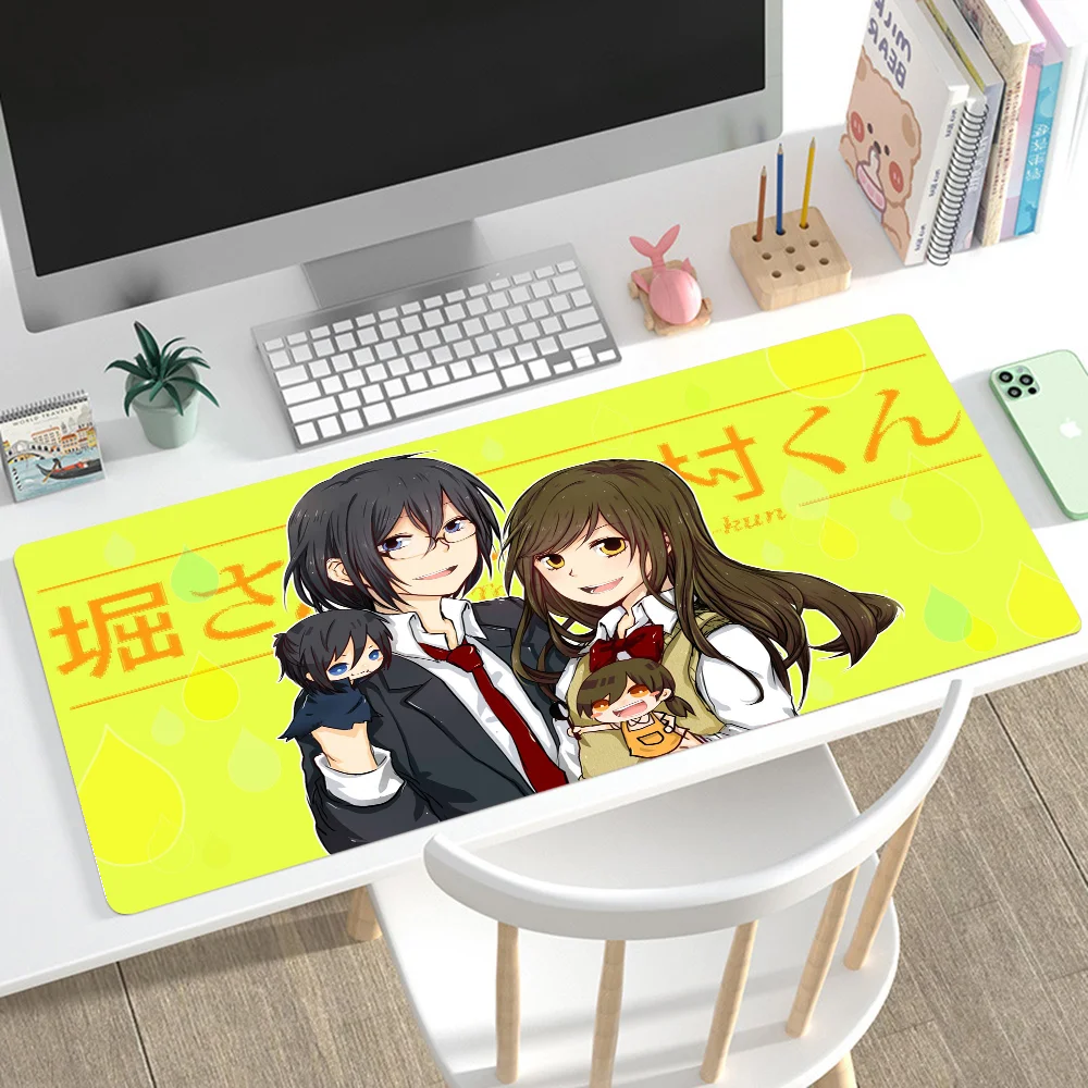 Horimiya Mousepad Mouse Mat Desk With Pad Gaming Accessories Prime XXL Keyboard Padding