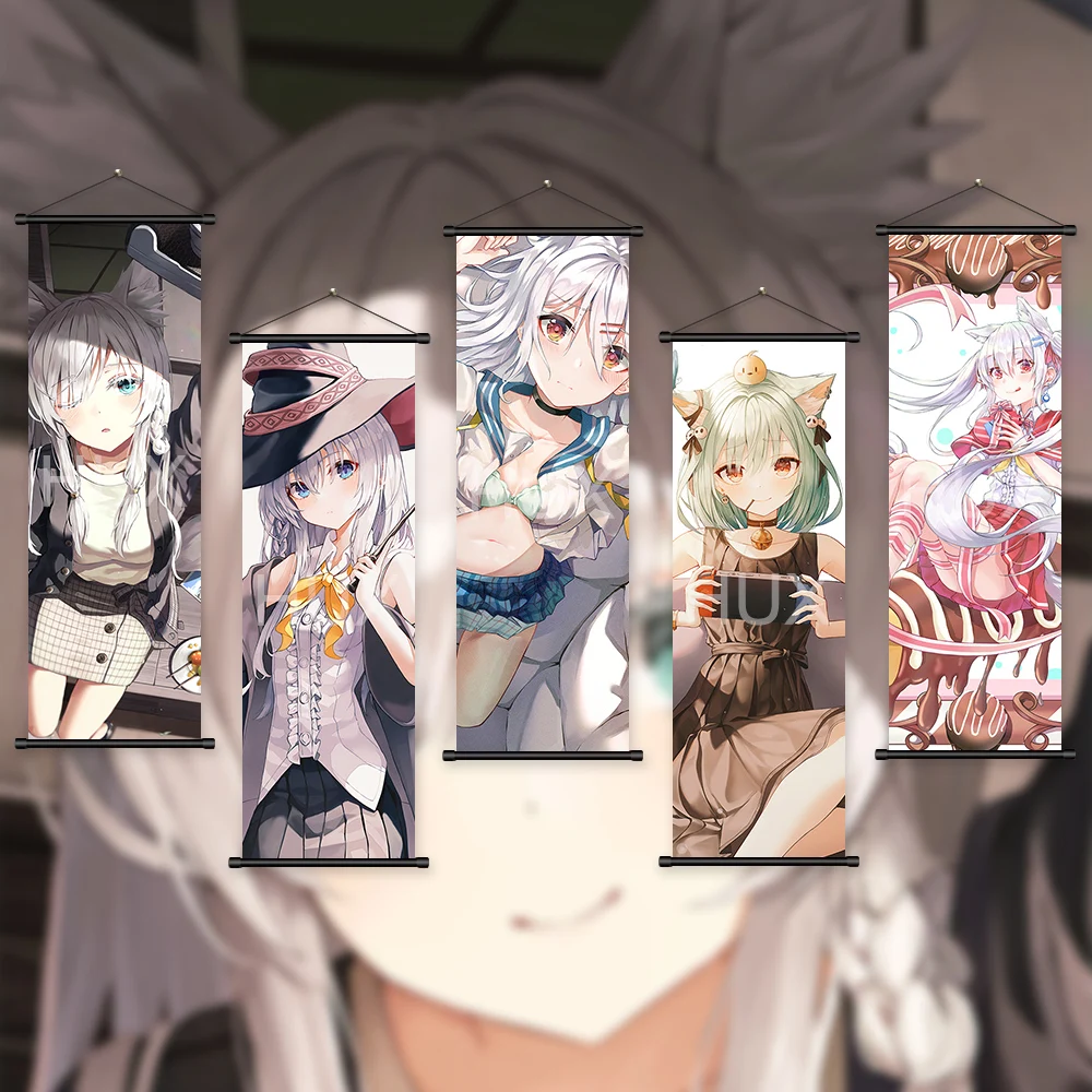 

Japanese Anime Wall Hanging Aesthetic HD Poster Scroll Dormitory Room Home Decor Canvas Painting Manga Sexy Girl Art Mural Gift