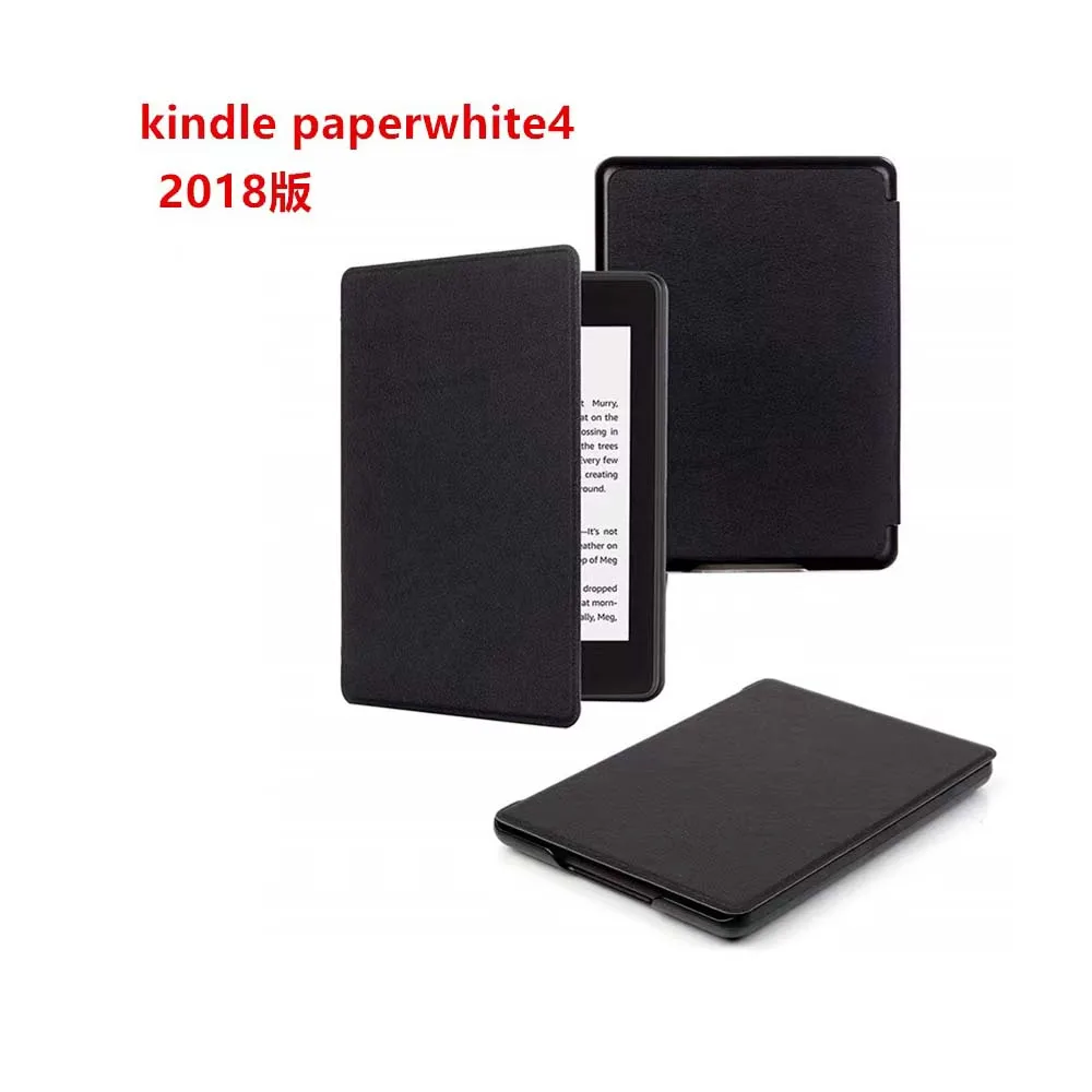 

Dzmitry Leather Case for Kindle Paperwhite 4th model PQ94WIF 2018 kindle 10th Intelligent E-book Protective Case