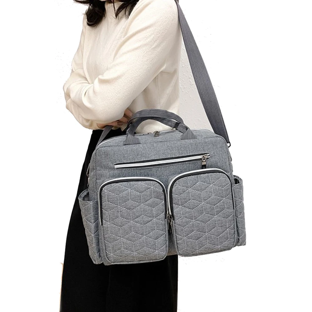 Рюкзак для смены младенцев темно-синий рюкзак подгузников модный ухода за