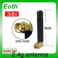 eoth 2 4g antenna 23dbi sma male wlan wifi 2 4ghz antene pbx iot module router tp link signal receiver antena high gain