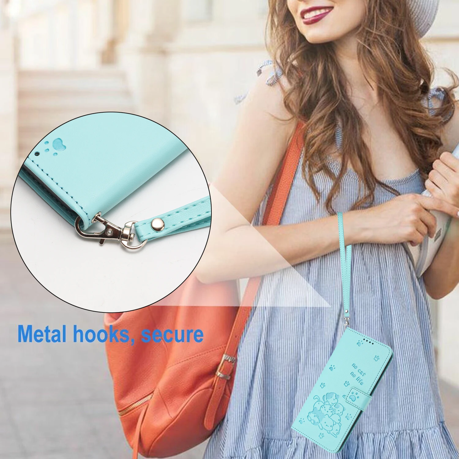 Kawaii Cat Phone Case for Funda Nokia G310 G42 G10 G20 G30 G11 G21 G22 C12 Plus C22 C32 C02 6.3 Cases Leather Wallet Flip Cover