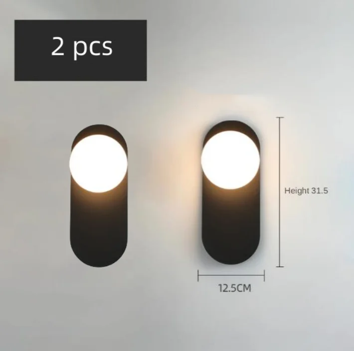 

Настенная LED лампа "Glass Ball" золотая/черная