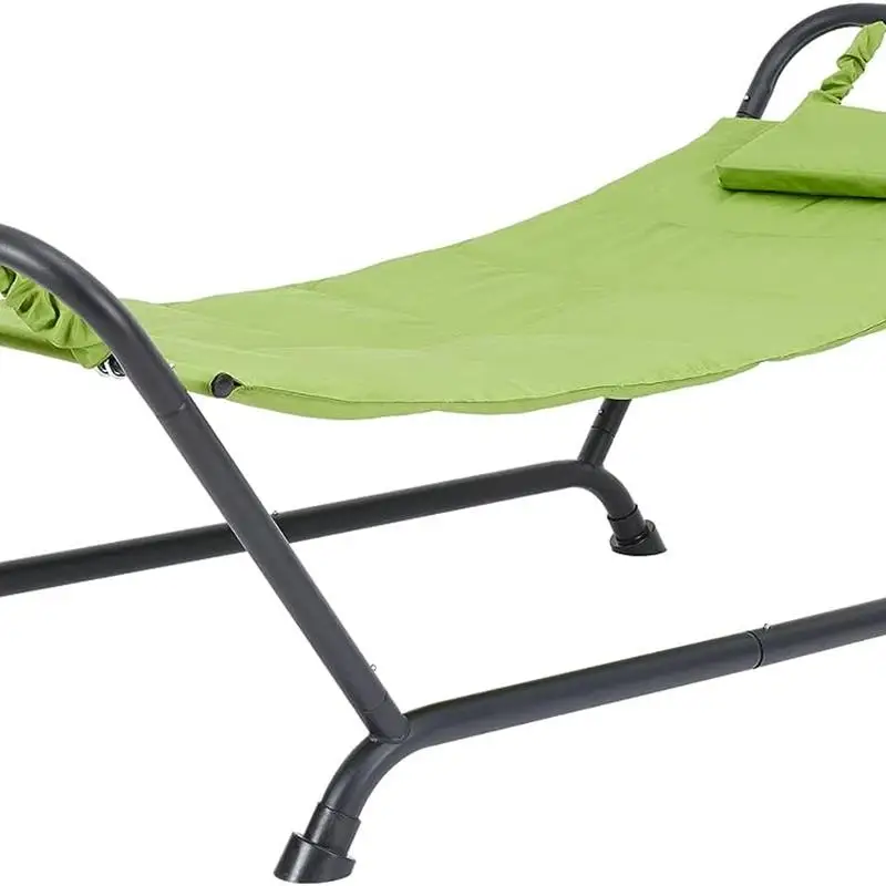 

Hammock,Hammock Bed,Stand,Pillow,Outdoor,Length 90.55" (Green)