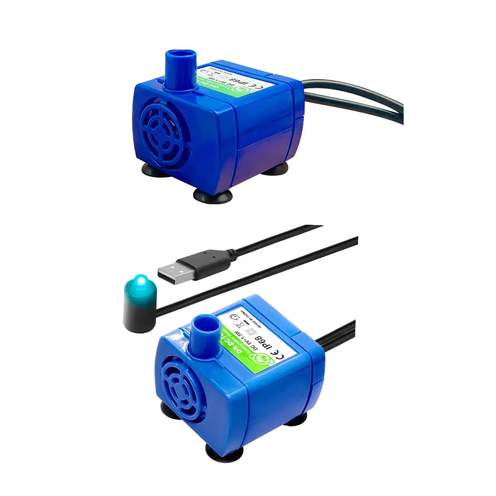 

Бесшумный насос для фонтана домашних животных, сменный водяной насос с USB-разъемом