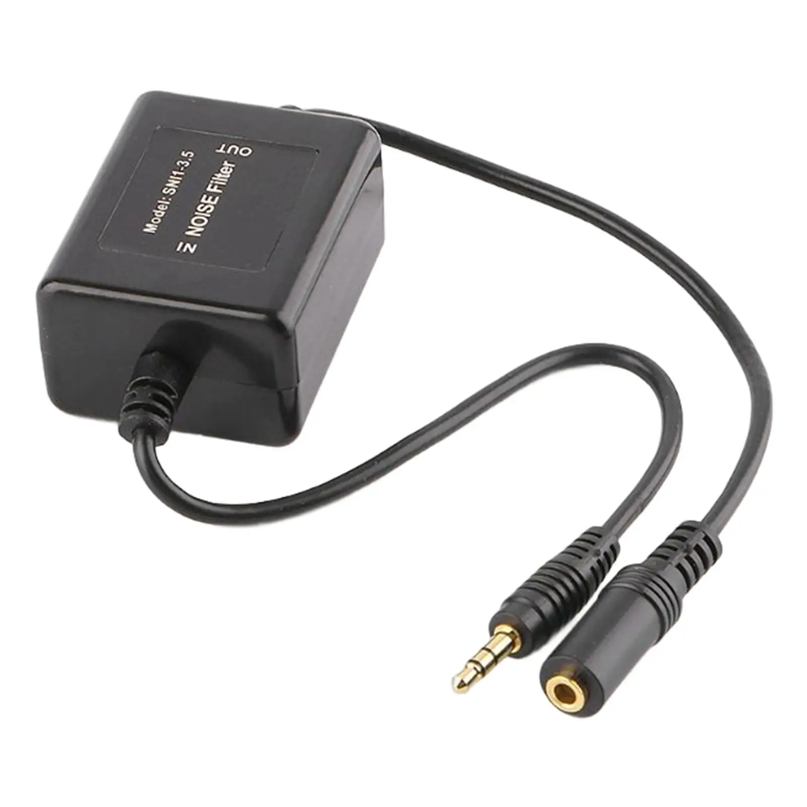 

Ground Loop Noise Isolator 3.5mm Accessory Noise Filter for Car Audio