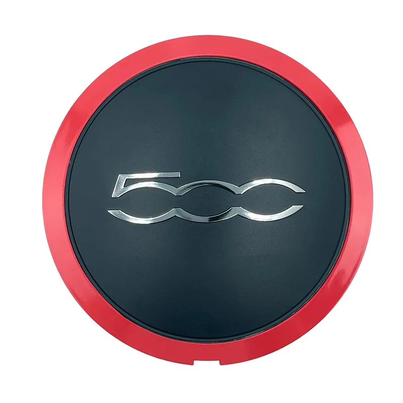 

1 шт. 133 мм для моделей Fiat 500 500C 500L 500X 07-23, новые колпаки ступиц, центральные колпаки ступиц, серебристый/красный пылезащитный чехол, внешние аксессуары