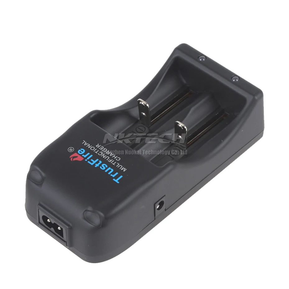 Фото Умное быстрое зарядное устройство TR-006 TrustFire с двумя слотами для литий-ионных батарей 18650 26650 32650 25500 14500 10440 18350 18500 №5