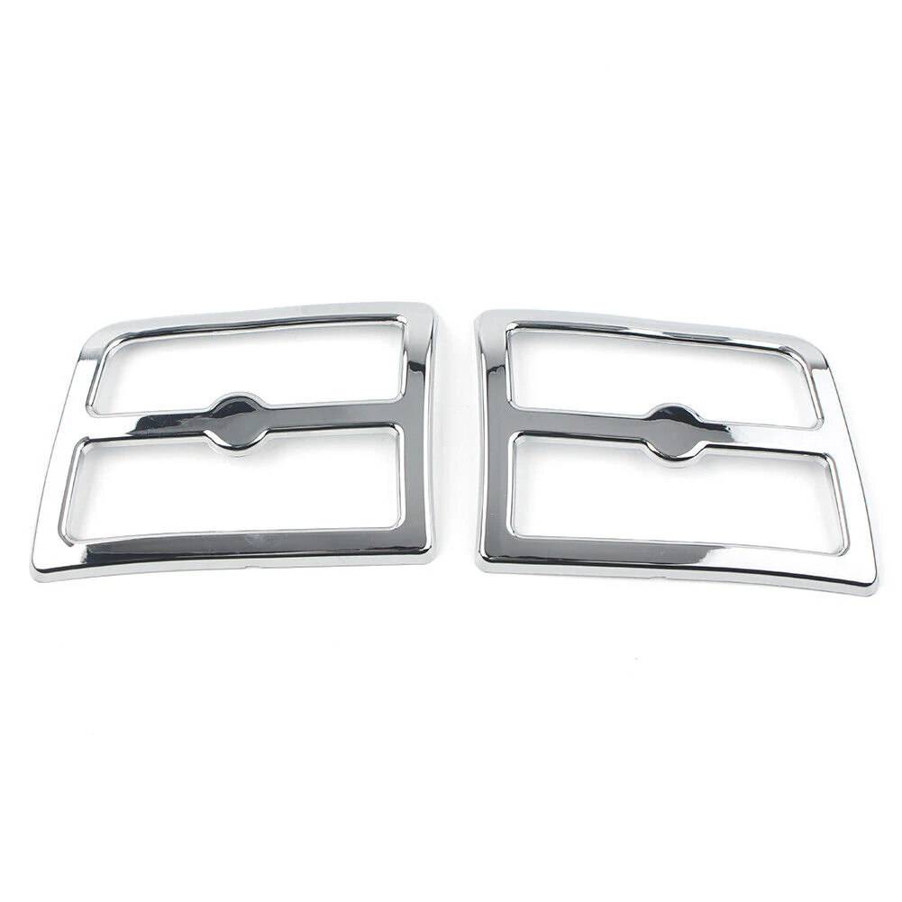 

High Quality Rear Speaker Trim Kits 2001-2006 2Pcs/Set 83mm X 111mm ABS Plastic Chrome For Honda Goldwing GL1800