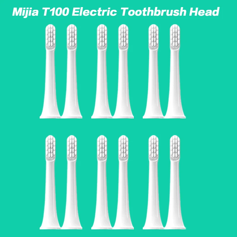 

Electric Toothbrush Head For Xiaomi Mijia T100 Adult Waterproof Ultrasonic Automatic Toothbrush Sonic Bush Heads Only Head 5
